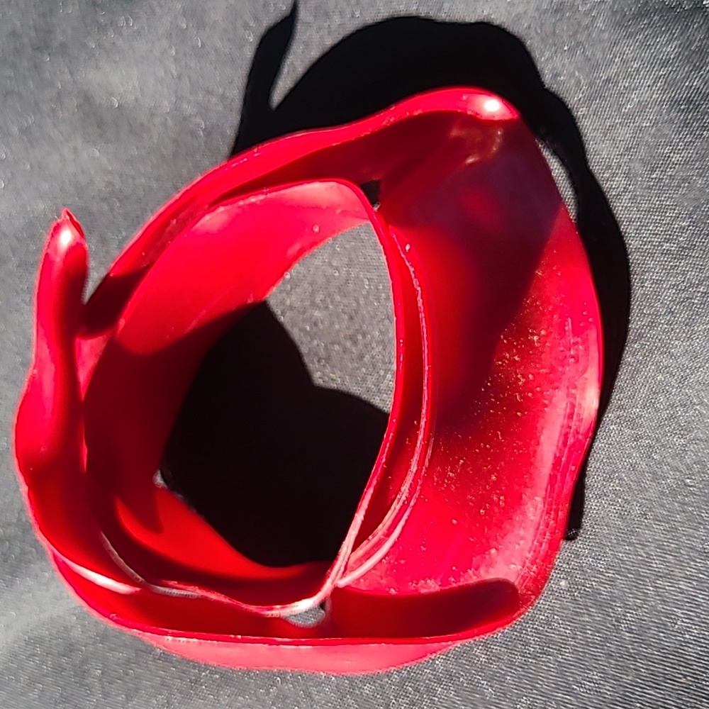 One of a Kind handmade upcycled vinyl record bangle bracelet